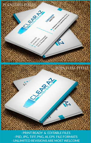 Visitenkarten-Design von Pointless Pixels India für dieses Projekt | Design: #4887183