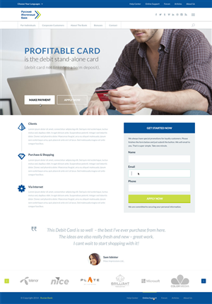 Landing Page Design by Advent Innovative for this project | Design: #5010444