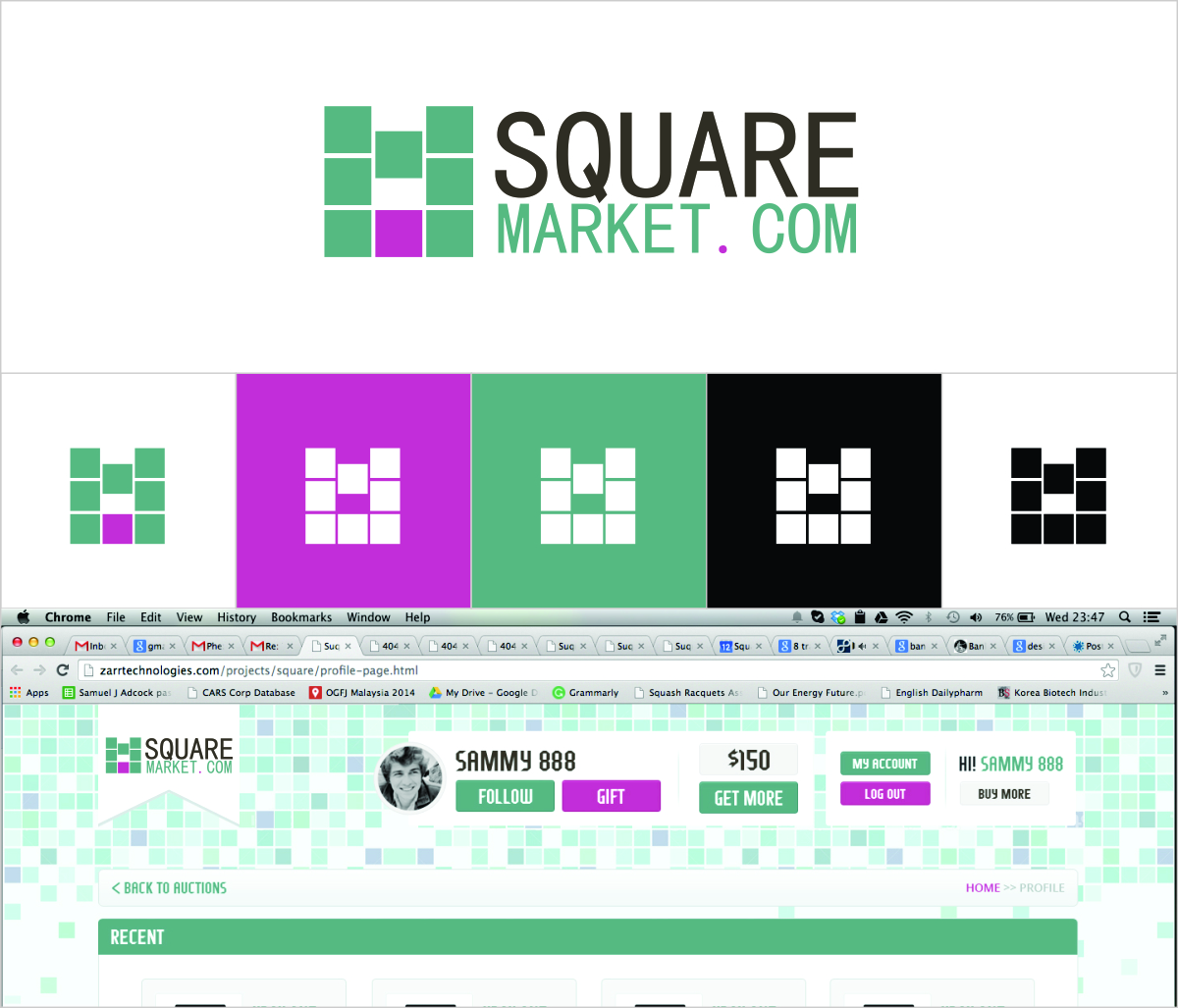 Diseño de Logo por Studesign para SquareMarket | Diseño #4927747