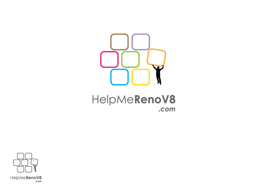 Logo Design by Bling Connect Ink for Help Me Renov8 Pty Ltd | Design #1378477