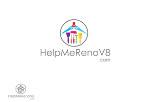 Logo Design by Bling Connect Ink for Help Me Renov8 Pty Ltd | Design: #1378603