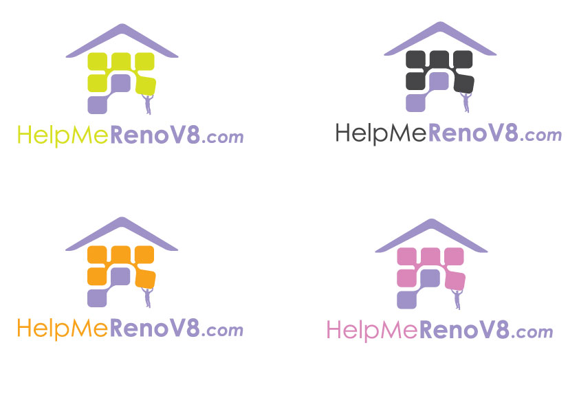 Logo Design by Bling Connect Ink for Help Me Renov8 Pty Ltd | Design #1378647