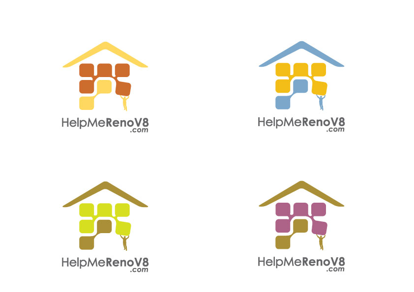 Logo Design by Bling Connect Ink for Help Me Renov8 Pty Ltd | Design #1380694