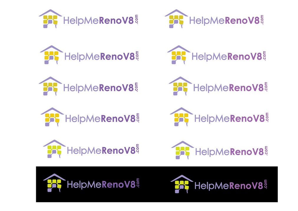 Logo Design by Bling Connect Ink for Help Me Renov8 Pty Ltd | Design #1392260
