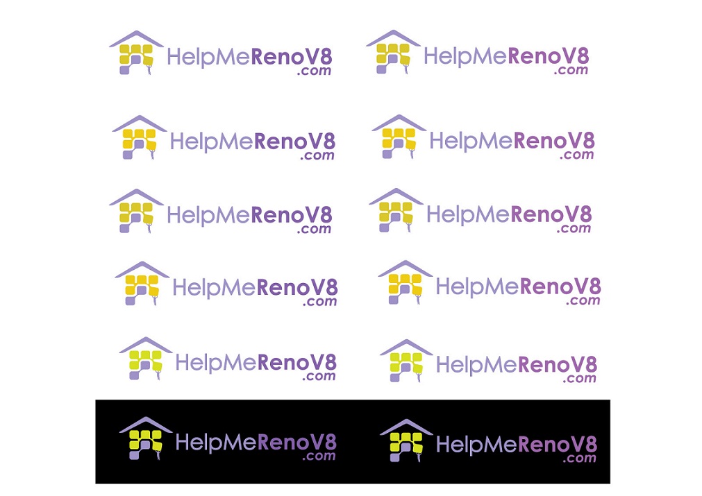 Logo Design by Bling Connect Ink for Help Me Renov8 Pty Ltd | Design #1392261