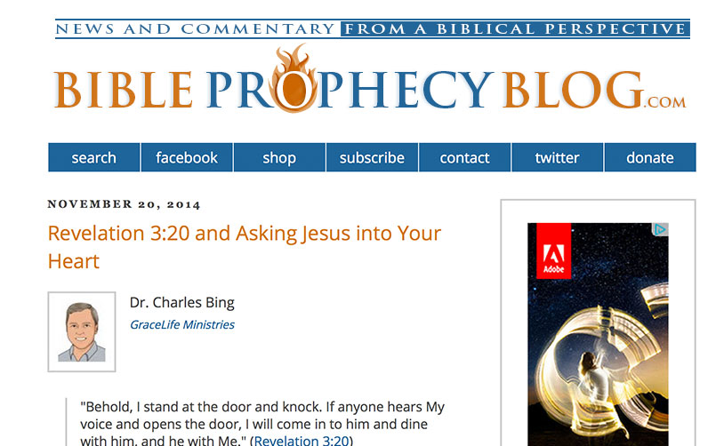Web Design by Rachel Lauren for Bible Prophecy Blog | Design #4941349