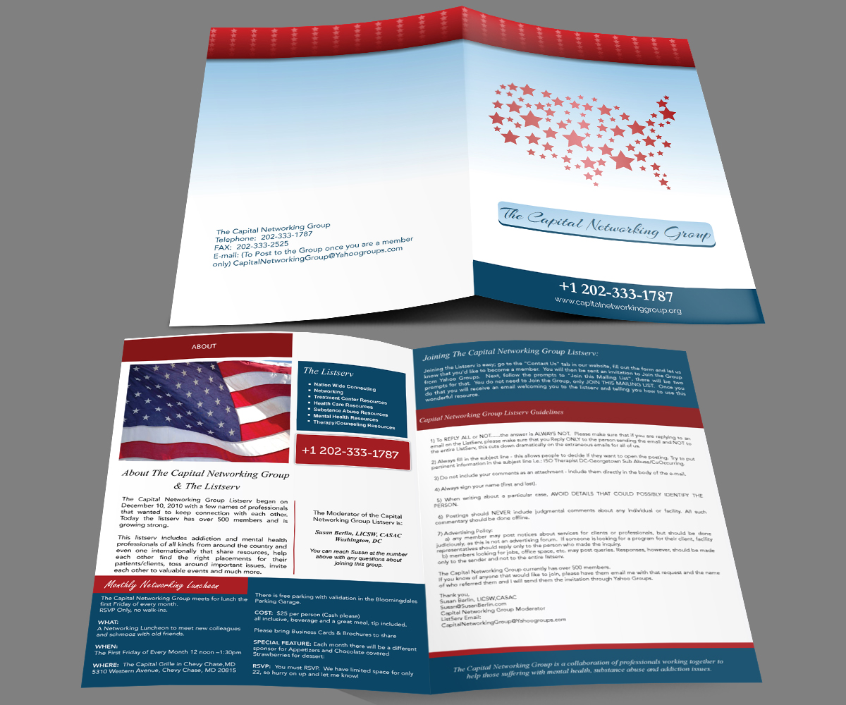 Diseño de Brochure por MrColiArtist para Susan Berlin & Associates | Diseño #5009803