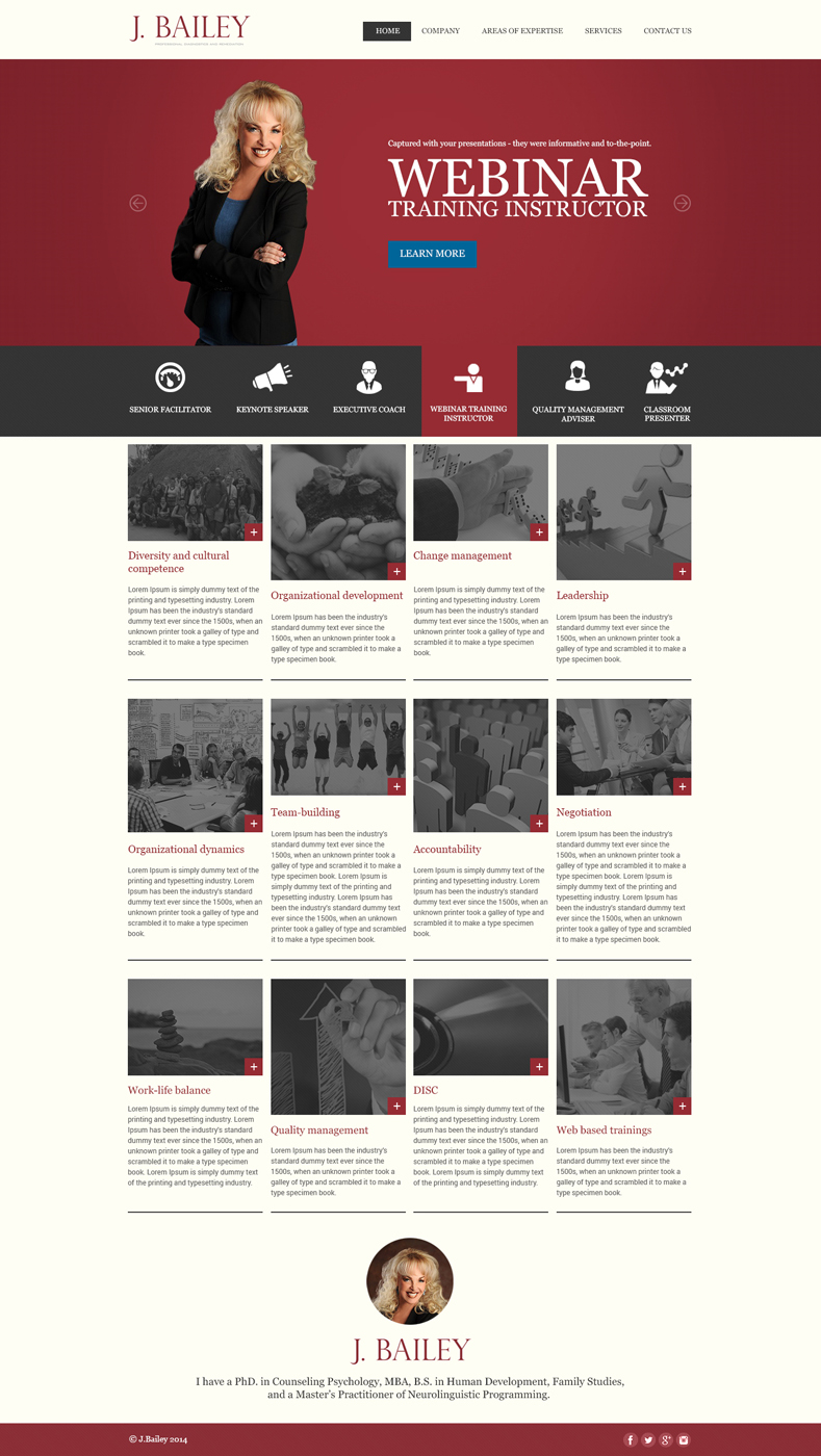 Web-Design von DIO für dieses Projekt | Design #4899484