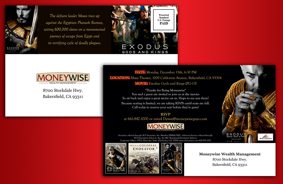 Postcard Design by ALSADESIGN for Moneywise Wealth Management | Design #4923380