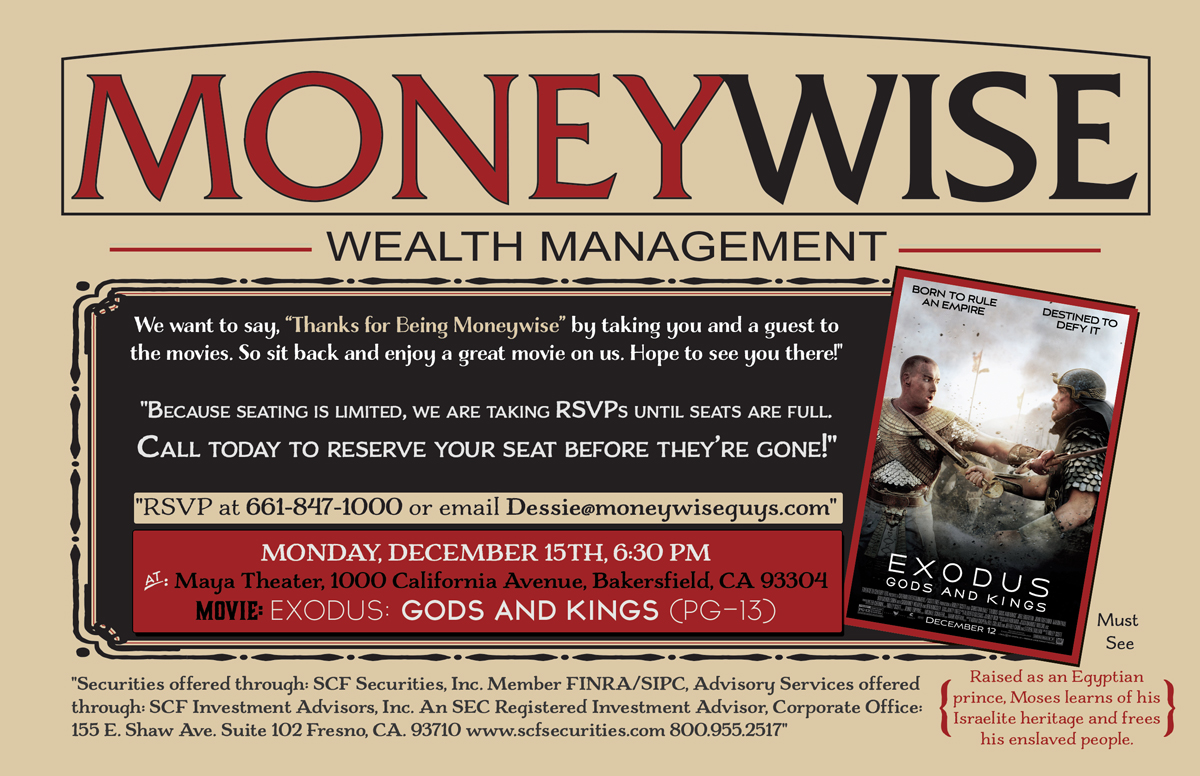 Postcard Design by UrbainFX for Moneywise Wealth Management | Design #4934871