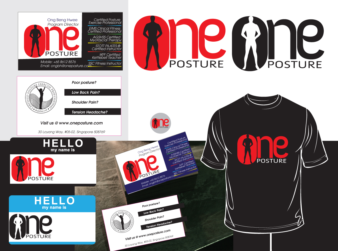 Logo Design by Soula Vetter for One Posture | Design #1402352