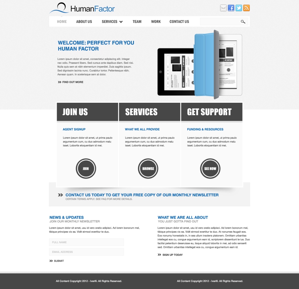Web Design by SHRAVAN D.S for Human Factor | Design #1426293