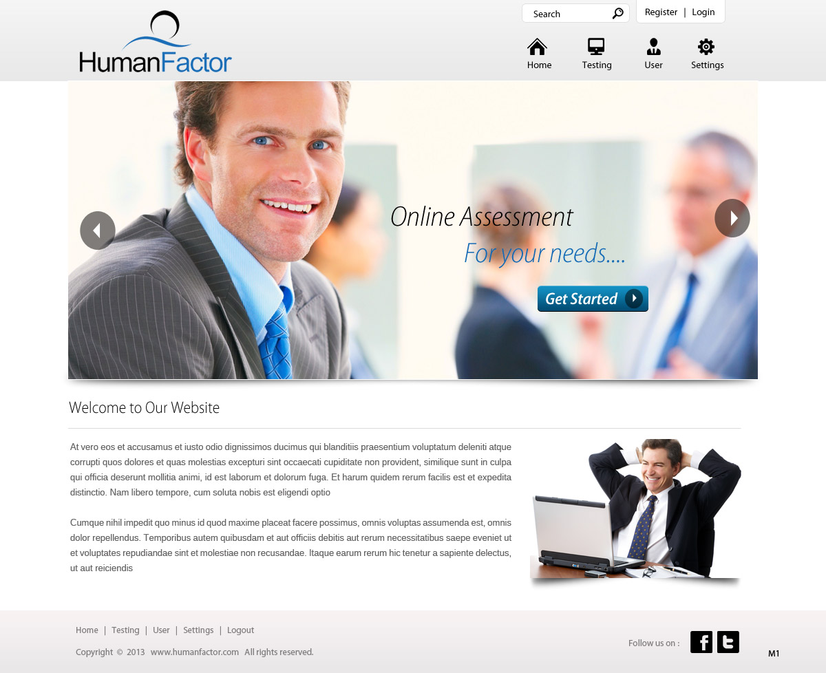 Web Design by pb for Human Factor | Design #1430318