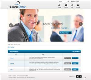 Web Design by pb for Human Factor | Design: #1430325