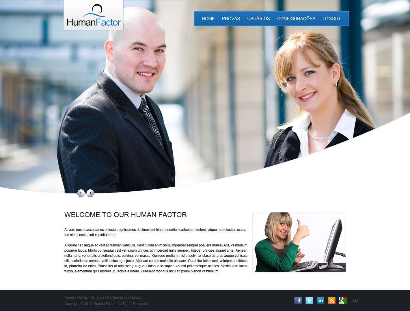 Web Design by pb for Human Factor | Design #1430328