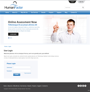 Web Design by pb for Human Factor | Design: #1430337