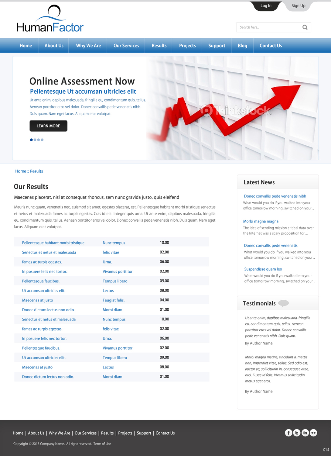 Web Design by pb for Human Factor | Design #1430347