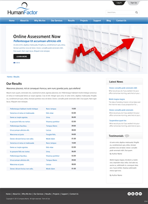 Web Design by pb for Human Factor | Design: #1430347