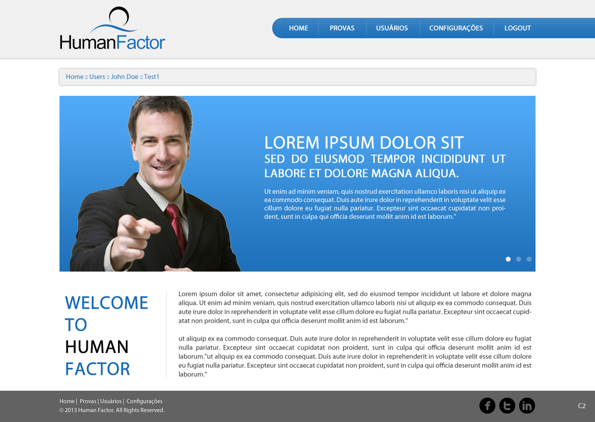 Web Design by pb for Human Factor | Design #1433070