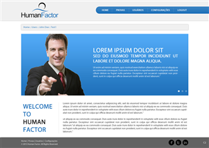 Web Design by pb for Human Factor | Design: #1433070