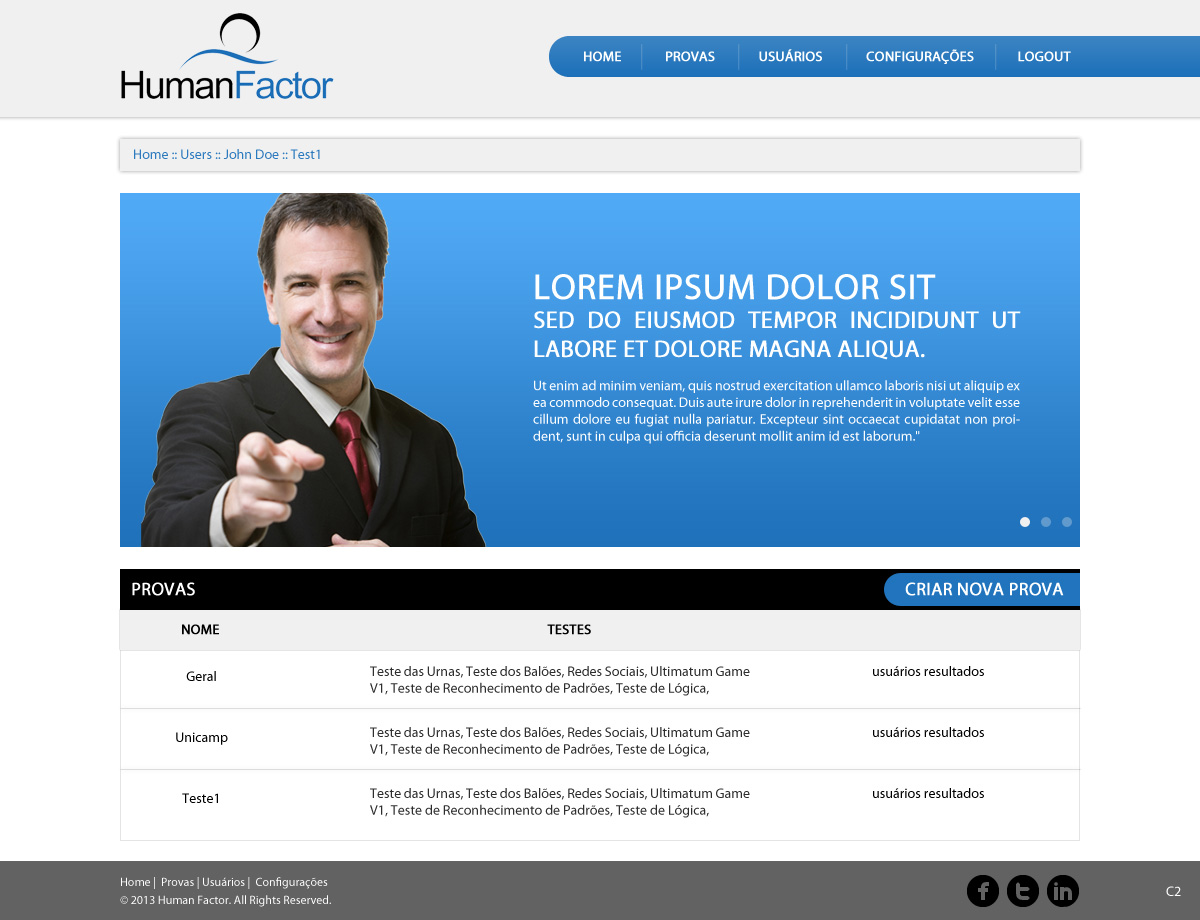 Web Design by pb for Human Factor | Design #1433078