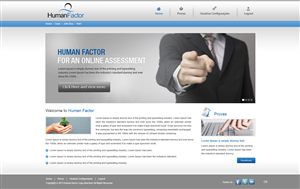 Web Design by pb for Human Factor | Design: #1433082