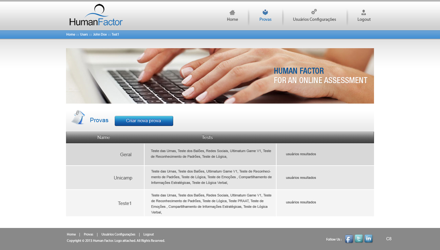 Web Design by pb for Human Factor | Design #1433092