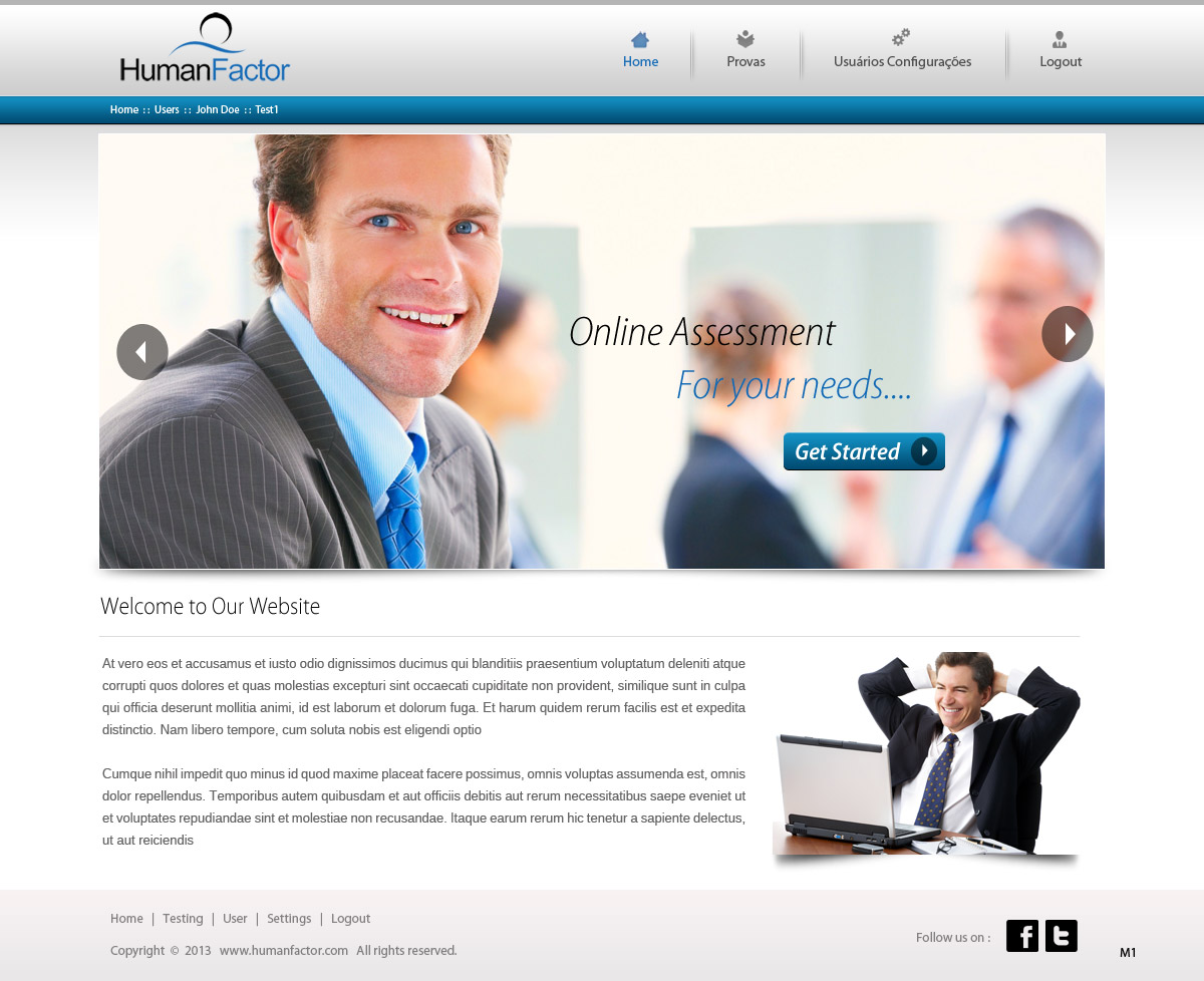 Web Design by pb for Human Factor | Design #1437730