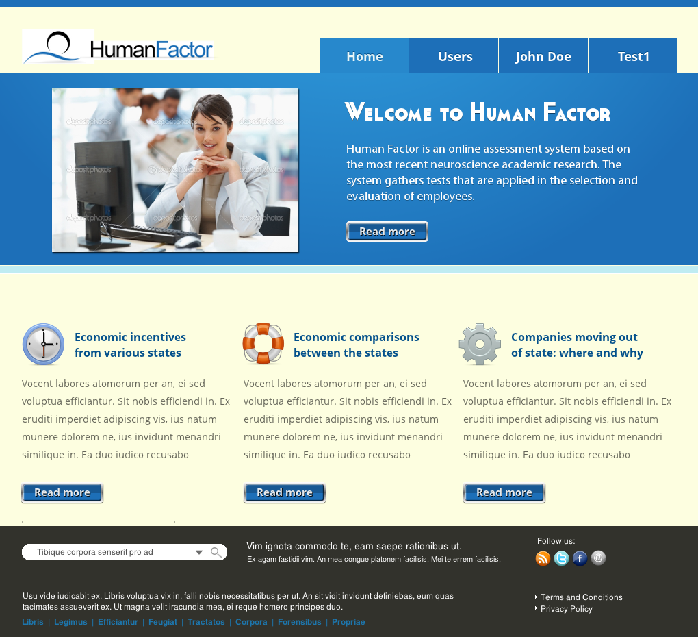 Web Design by Relativiteit for Human Factor | Design #1446633