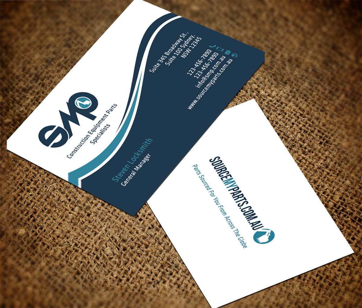 Business Card Design by Sarah Haroon for this project | Design #4994576