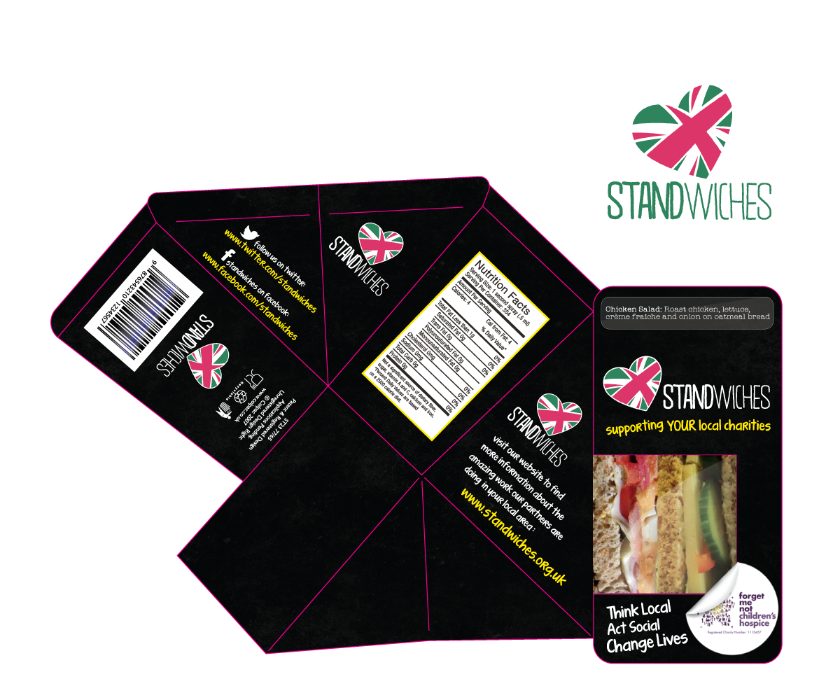 Packaging Design by Charala for STANDwiches Ltd | Design #5082117