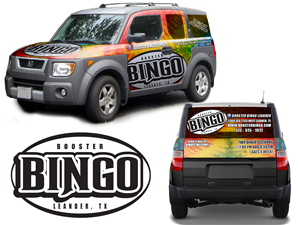Honda Element Car Wrap for Booster Bingo