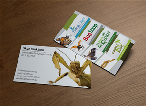 Insect farm business card BUGS BUGS BUGS! | Visitenkarten-Design von MPStudio