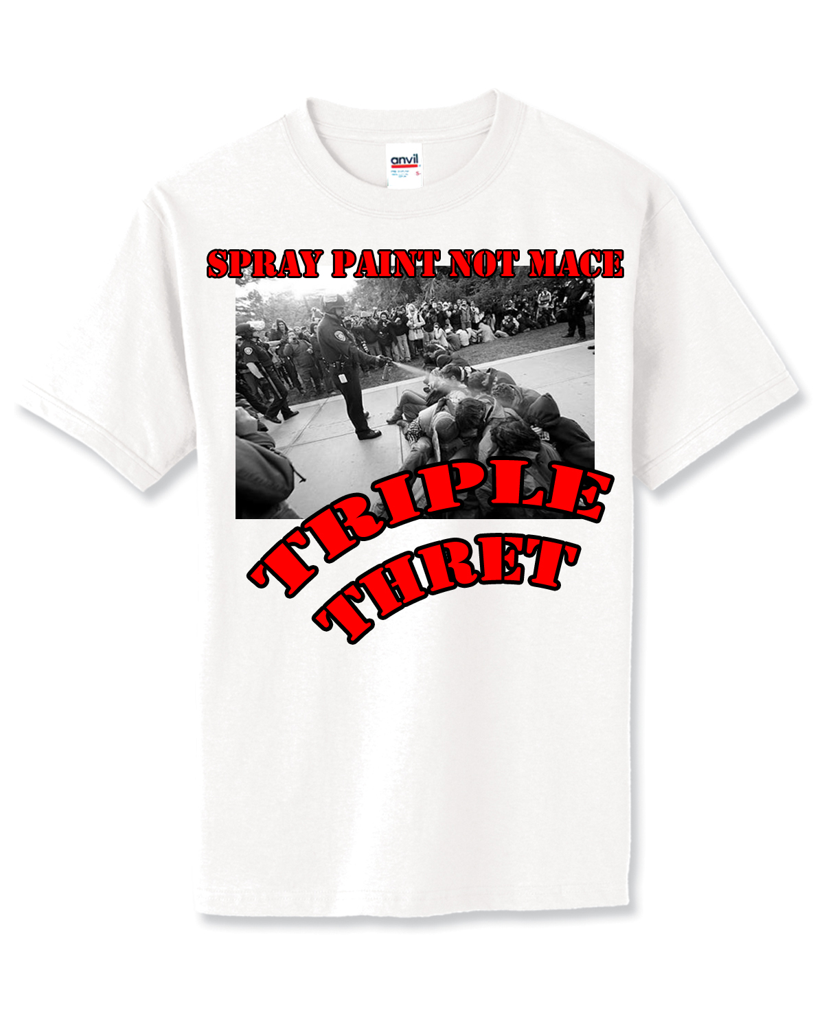 T-shirt Design by KaselGraphics for Triple Thret | Design #1383918