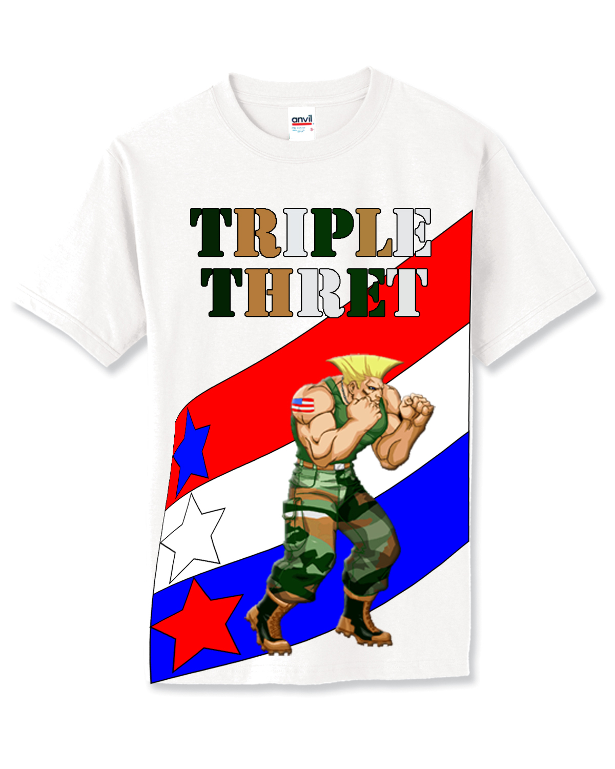 T-shirt Design by KaselGraphics for Triple Thret | Design #1383978