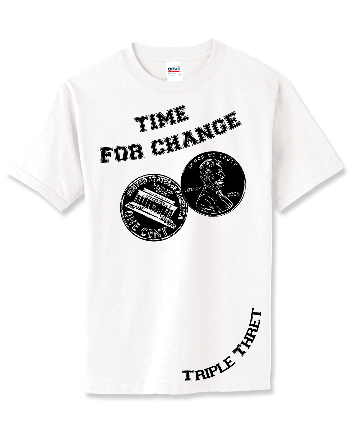 T-shirt Design by KaselGraphics for Triple Thret | Design #1384636