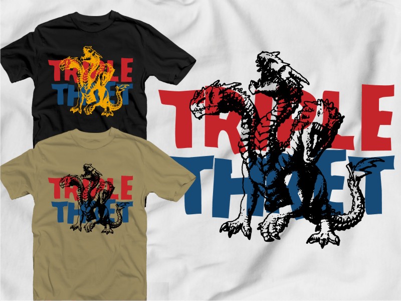 T-shirt Design by 2ndfloorharry for Triple Thret | Design #1407437