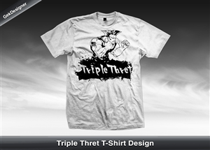 T-Shirt-Design von gekgrfx für Triple Thret | Design: #1405386