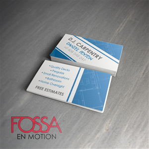Business Card Design by Fossa for this project | Design #1384794