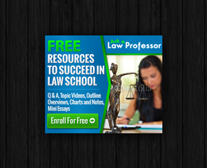 Ask A Law Professor | Banner Ad Design by Laurra