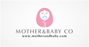 Mother & Baby Co (including the wed address www.motherandbaby.com) | Logo Design by Irina Makedonska