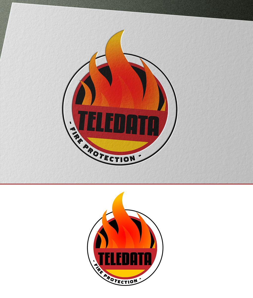 Logo Design by Wael aziz Elbedna for Teledata Fire Systems (Asia) Pte Ltd | Design #4994328