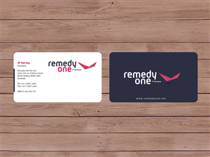 Business Card Design by Priyo Subarkah for Remedy One | Design #245259