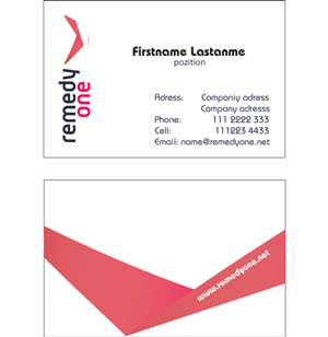 Business Card Design by Aleksandar for Remedy One | Design #238932