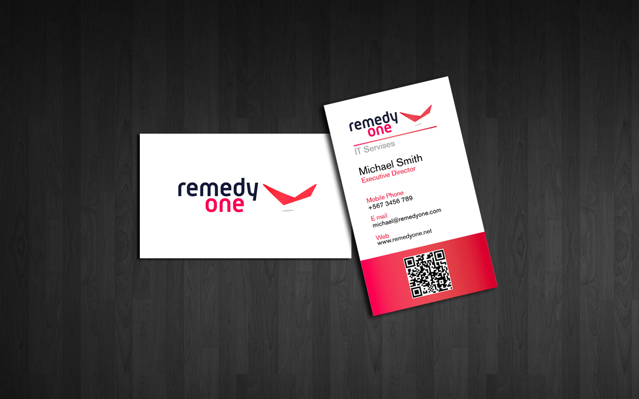 Business Card Design by rodedesign for Remedy One | Design #246152