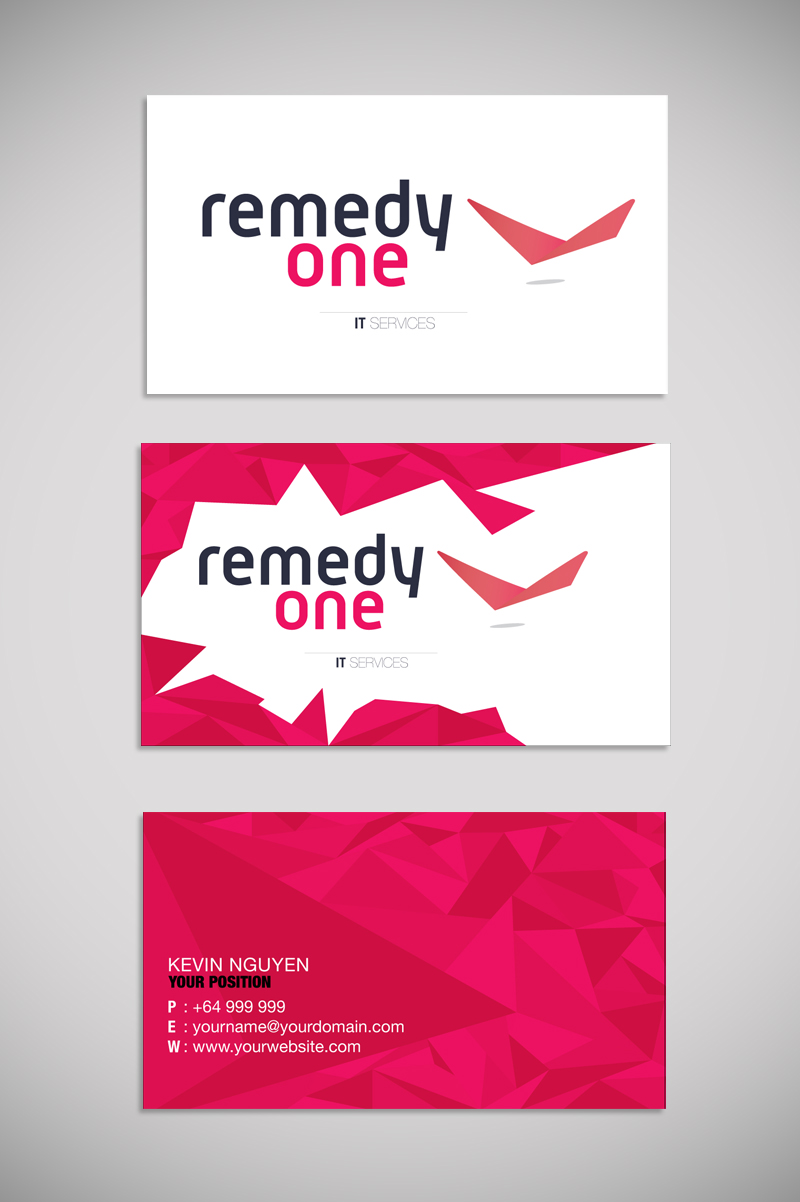 Diseño de Tarjeta de Presentación por Hynobi para Remedy One | Diseño #242934