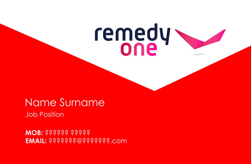 Business Card Design by Vespa Design for Remedy One | Design #240626