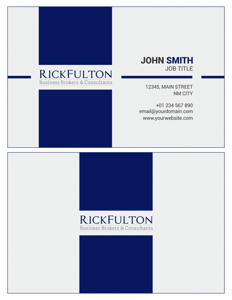 Design de Carte par Danang Prastiawan pour Rick Fulton Business Brokers & Consultants | Design #4895160