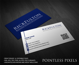 Card Design by Pointless Pixels India for Rick Fulton Business Brokers & Consultants | Design: #4899158
