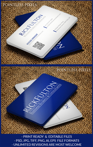 Card Design by Pointless Pixels India for Rick Fulton Business Brokers & Consultants | Design: #4899218